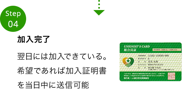 加入完了